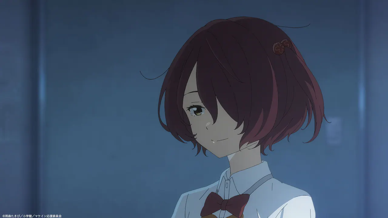 教室窗边的黑发少女